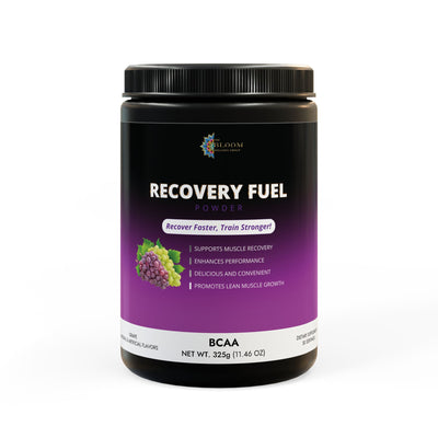 Recovery Fuel Powder - BCAA Supplement, Grape (325g, 11.46oz, 50 servings)
